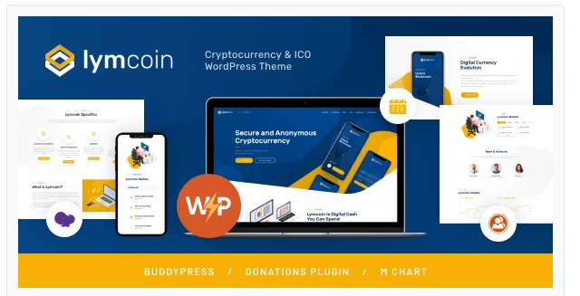 Product Image - Lymcoin | Cryptocurrency & ICO WordPress Theme 1.3.10