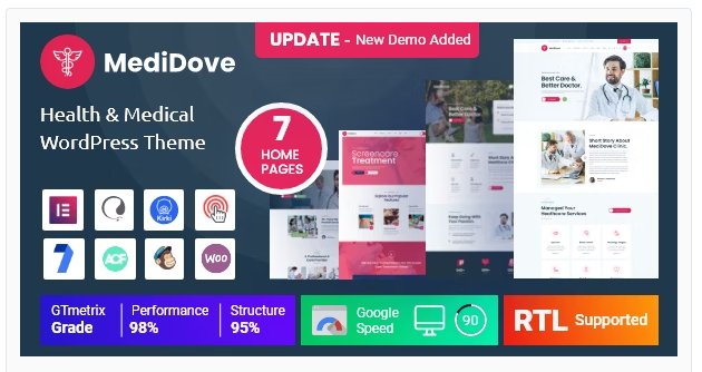MediDove - Health & Medical WordPress Theme
