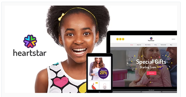 HeartStar | Gift Shop, Party & Event WordPress Theme
