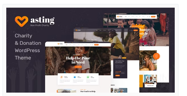 Asting - Charity & Donation WordPress Theme