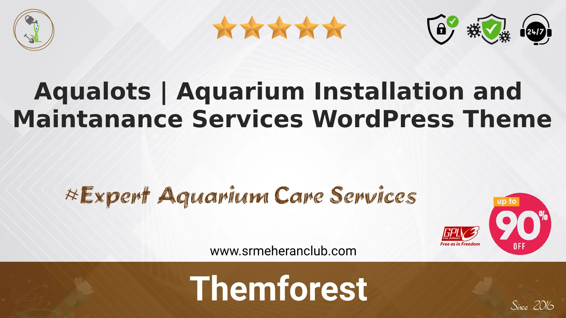 Aqualots | Aquarium Installation and Maintanance Services WordPress Theme — Theme by Themeforest