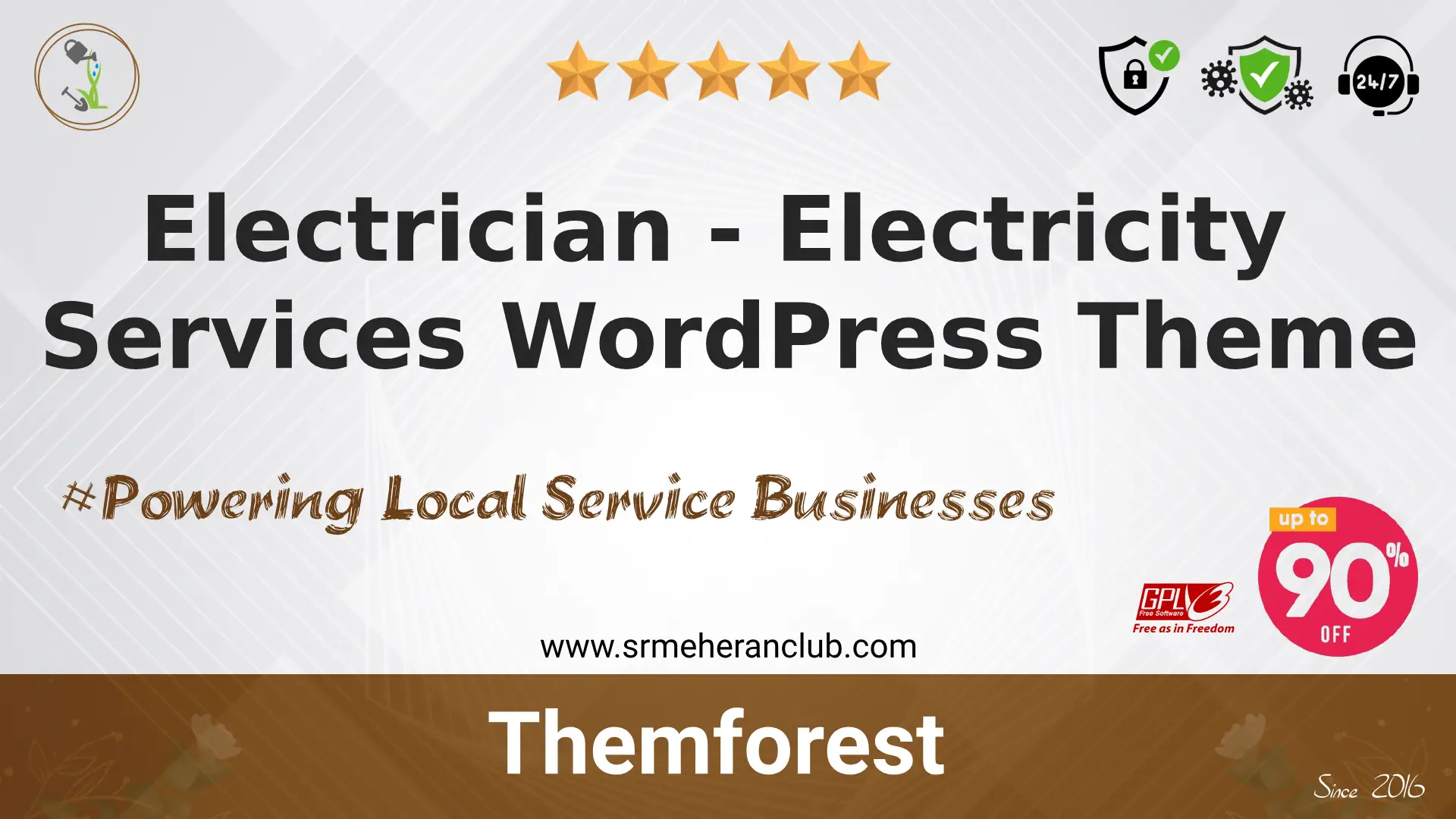 Electrician – Electricity Services WordPress Theme — Theme by Themeforest