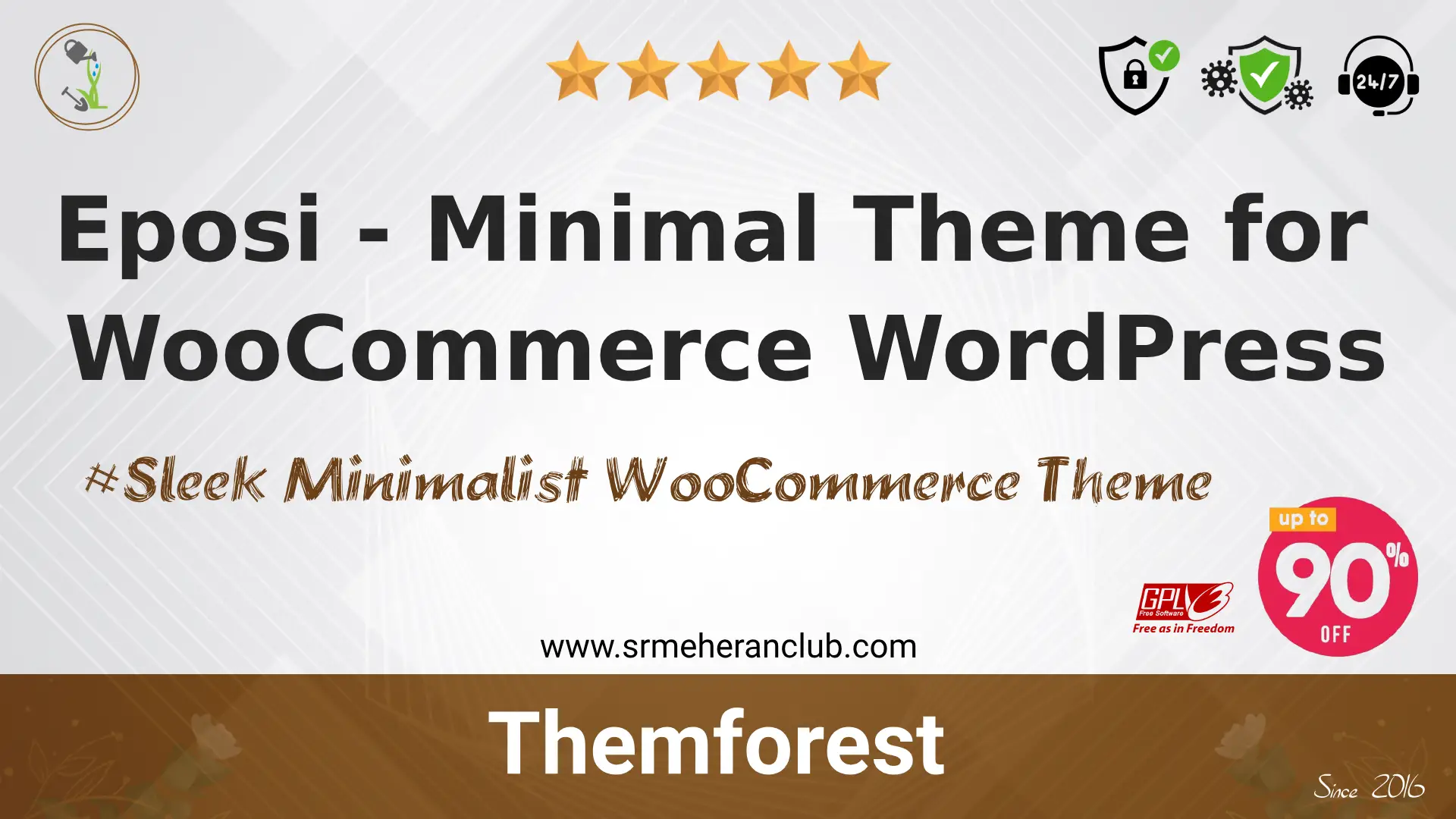 Eposi – Minimal Theme for WooCommerce WordPress