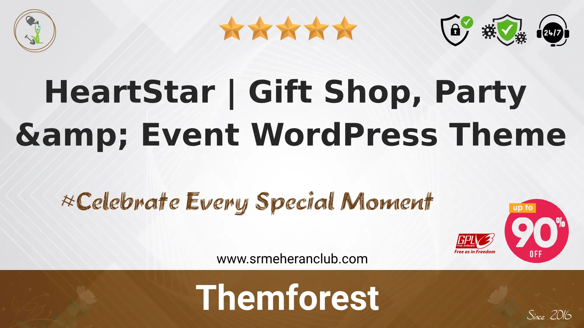 HeartStar | Gift Shop, Party & Event WordPress Theme