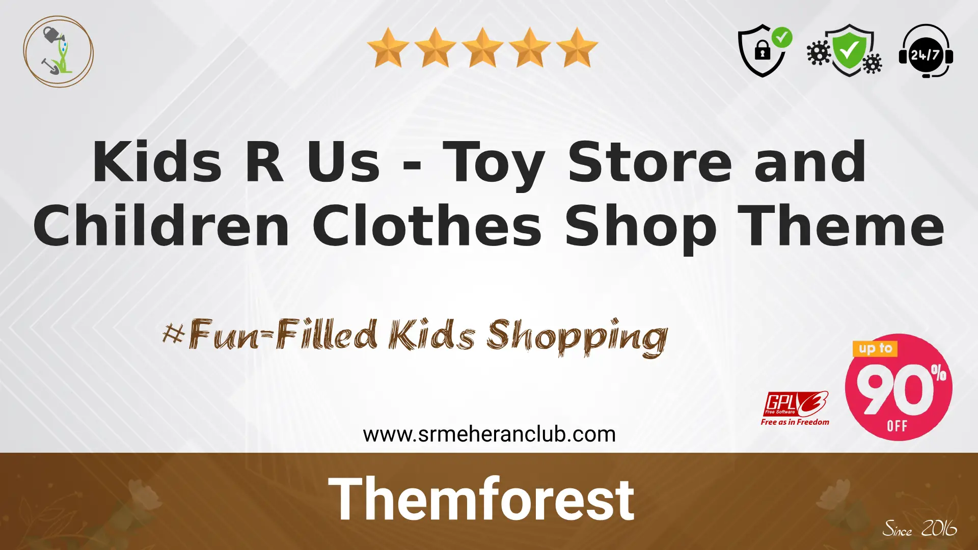 Kids R Us – Toy Store and Children Clothes Shop Theme