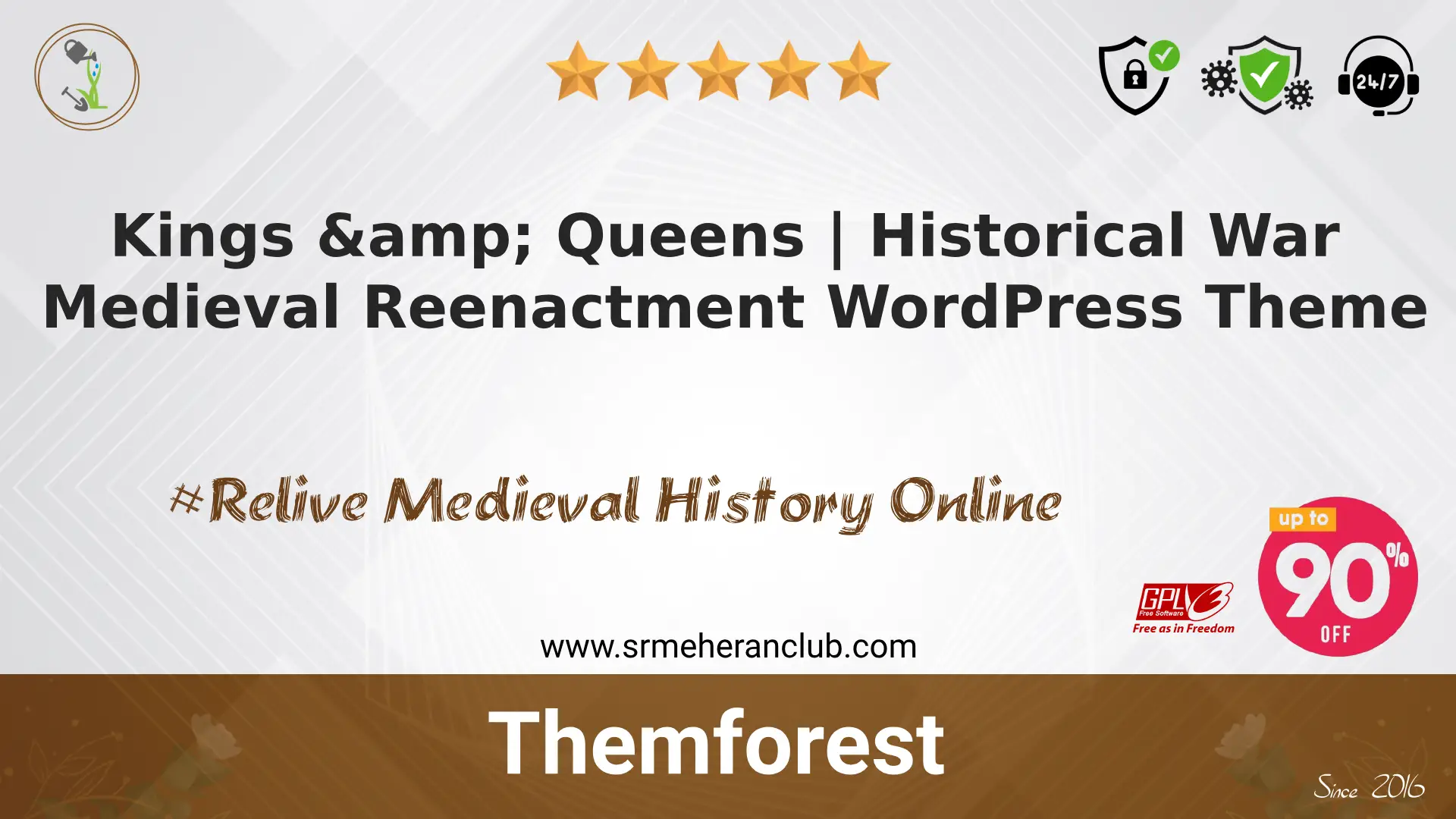 Kings & Queens | Historical War Medieval Reenactment WordPress Theme — Theme by Themeforest
