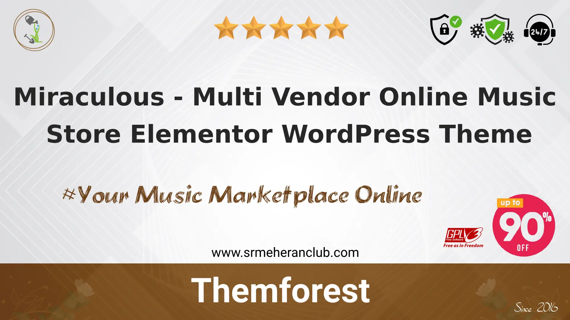 Miraculous – Multi Vendor Online Music Store Elementor WordPress Theme — Theme by Themeforest