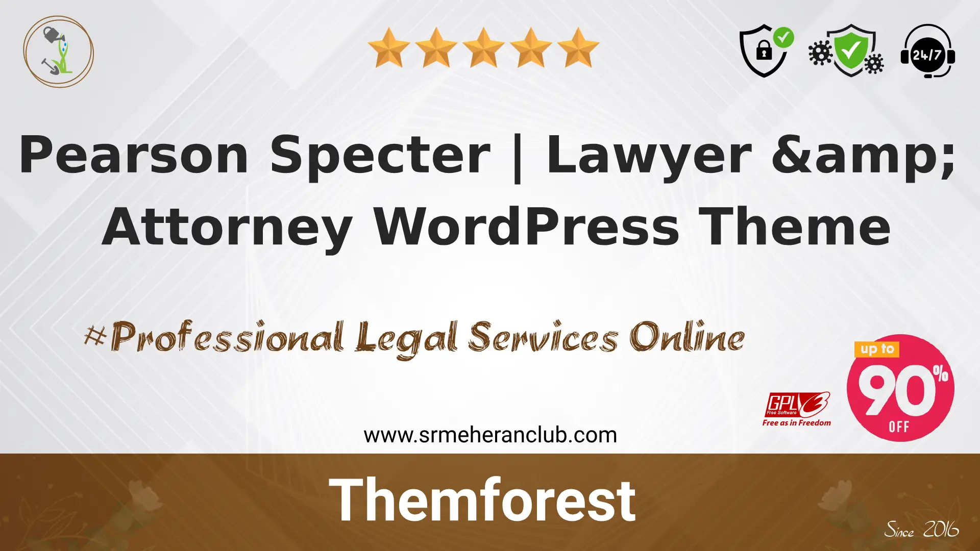 Pearson Specter | Lawyer & Attorney WordPress Theme — Theme by Themeforest