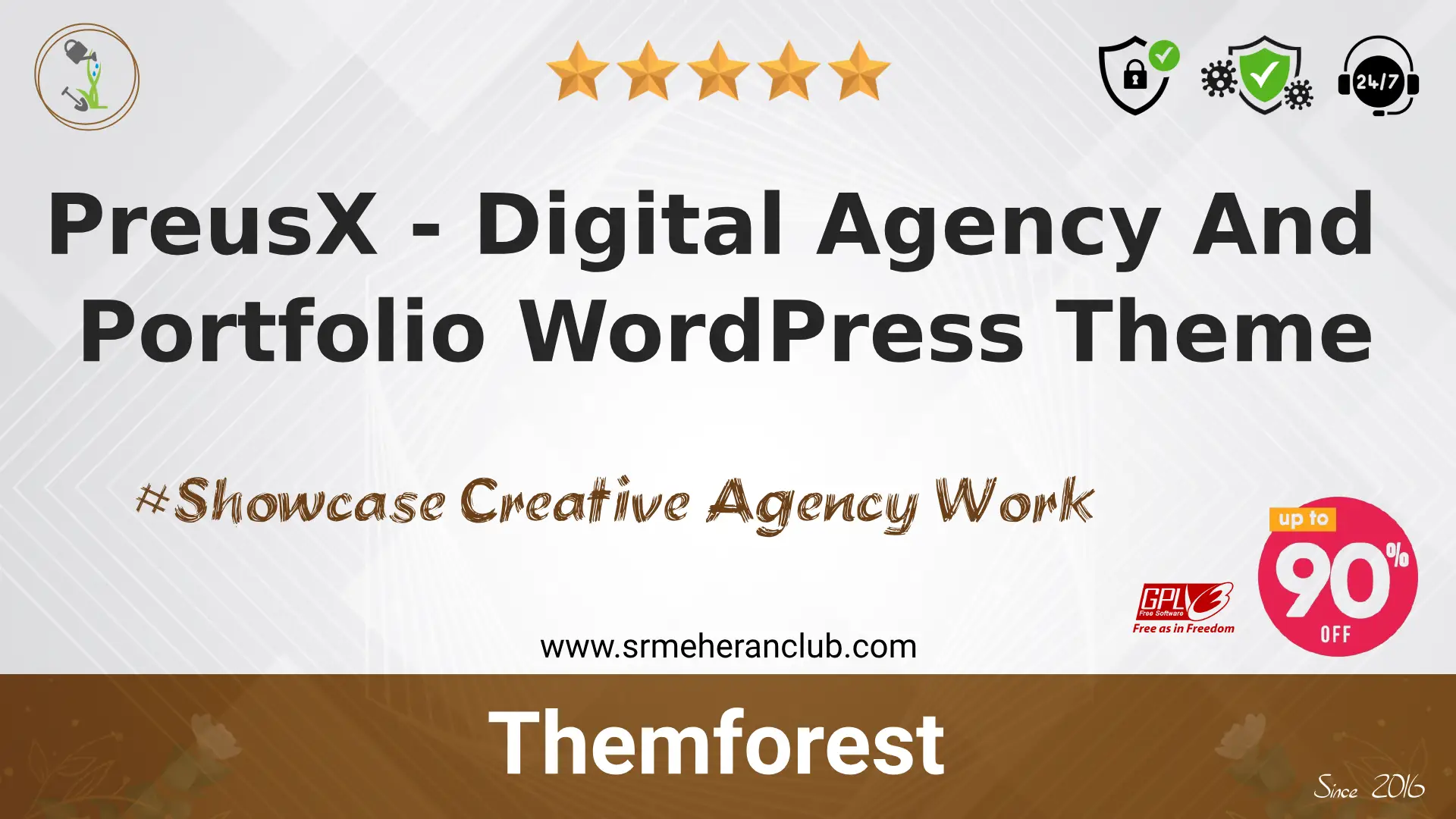 PreusX – Digital Agency And Portfolio WordPress Theme