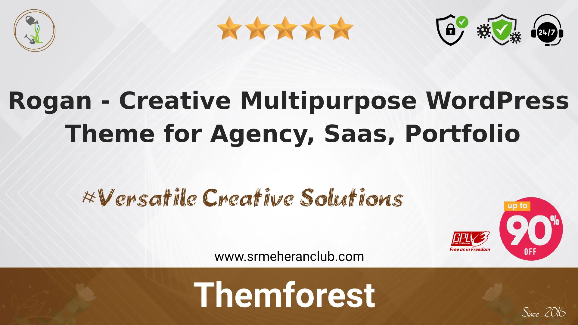 Rogan – Creative Multipurpose WordPress Theme for Agency, Saas, Portfolio — Theme by Themeforest