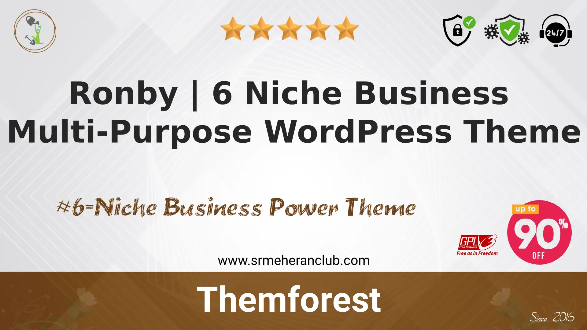 Ronby | 6 Niche Business Multi-Purpose WordPress Theme — Theme by Themeforest