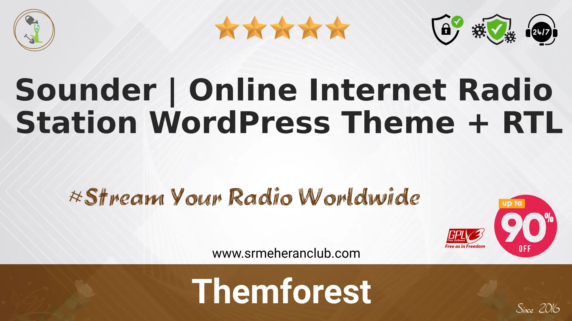 Sounder | Online Internet Radio Station WordPress Theme + RTL — Theme by Themeforest