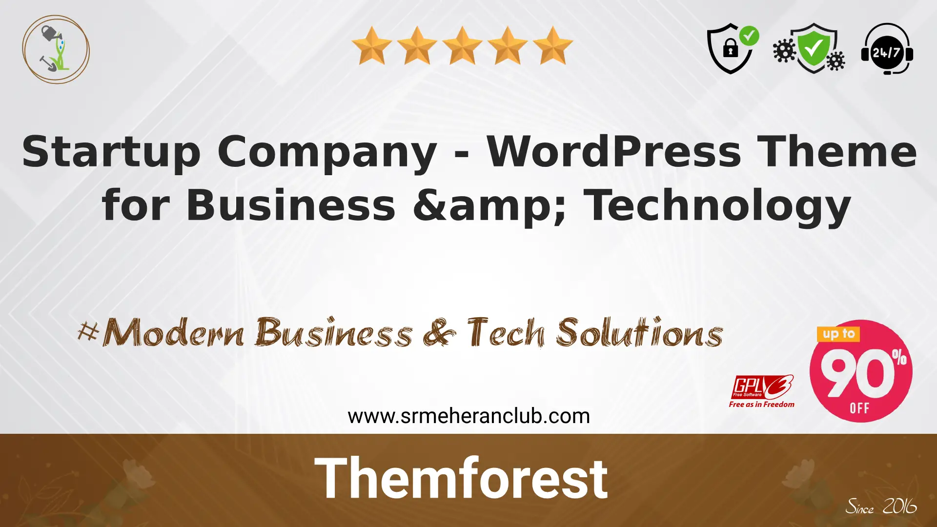 Startup Company – WordPress Theme for Business & Technology — Theme by Themeforest