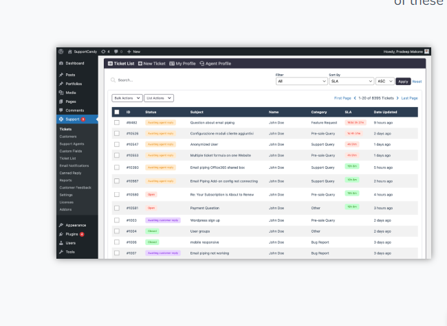 SupportCandy – LMS Integrations