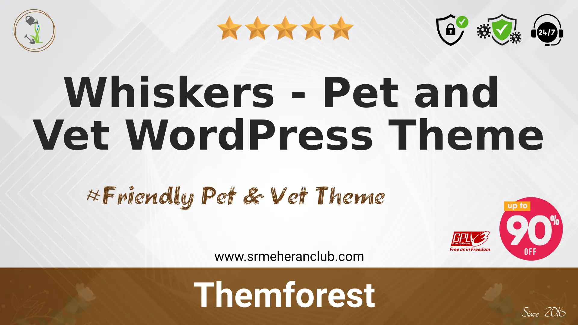 Whiskers – Pet and Vet WordPress Theme — Theme by Themeforest