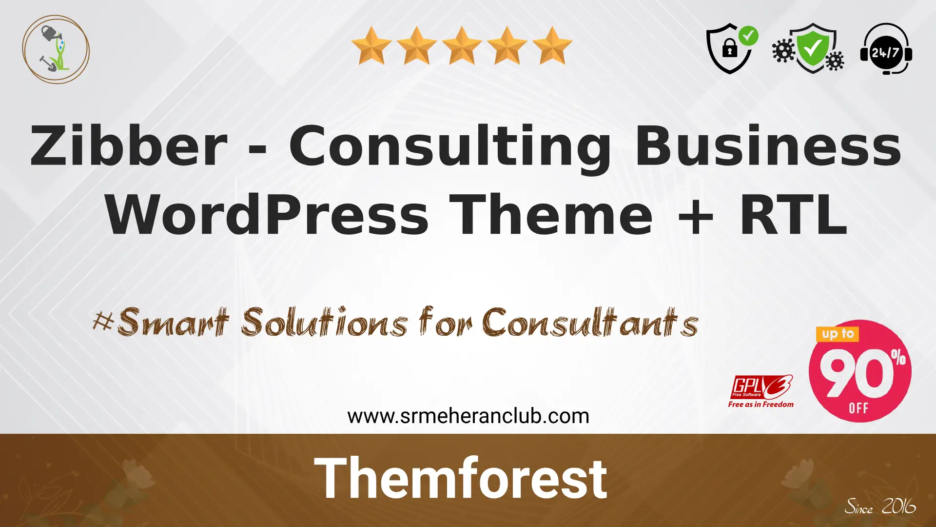 Zibber – Consulting Business WordPress Theme + RTL — Theme by Themeforest
