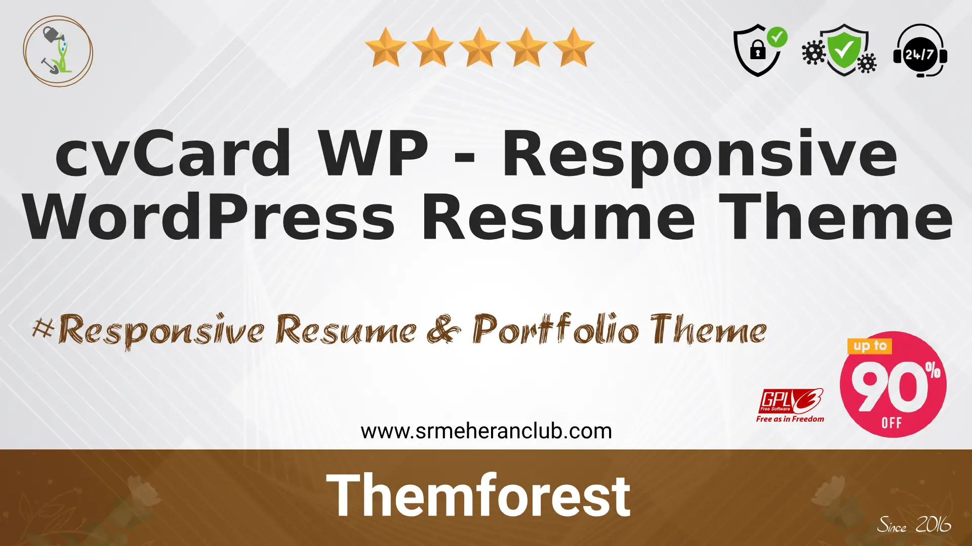 cvCard WP – Responsive WordPress Resume Theme — Theme by Themeforest