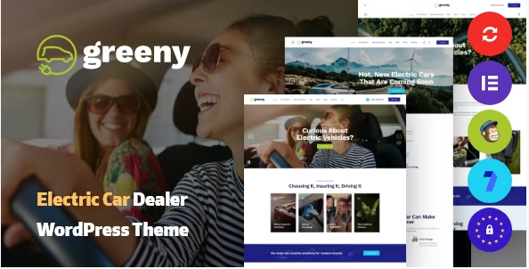 Greeny - Electric Car Dealership WordPress Theme