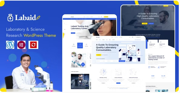 Labaid - Laboratory & Science Research WordPress Theme
