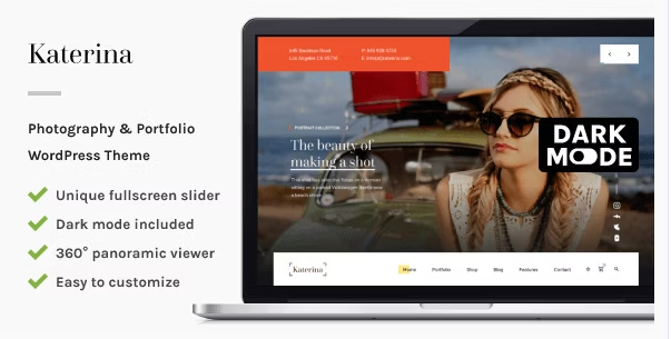 Katerina - Photography & Portfolio WordPress Theme