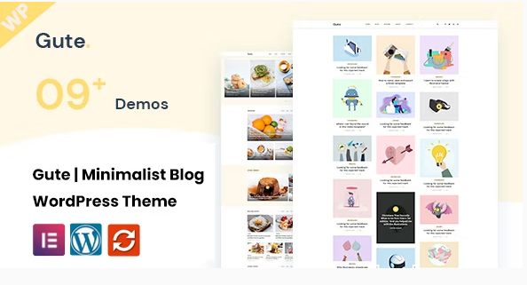 Gute | Minimalist Blog WordPress Theme