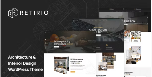 Retirio - Architecture and Interior WordPress Theme