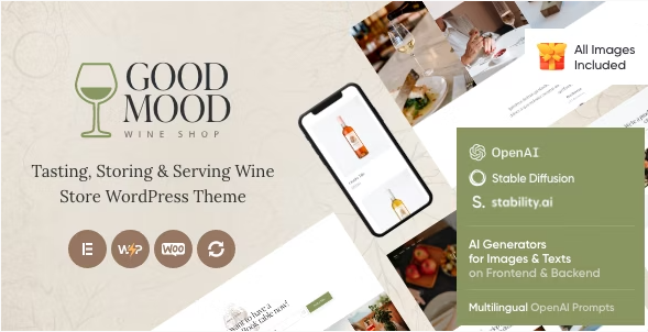 Product Image - Good Mood – Wine Shop WordPress Theme Product Image - Good Mood – Wine Shop WordPress Theme