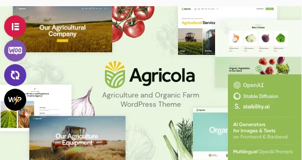 Agricola - Agriculture and Organic Farm WordPress Theme 1.12