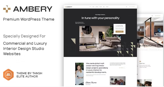 Ambery - Interior Design WordPress Theme