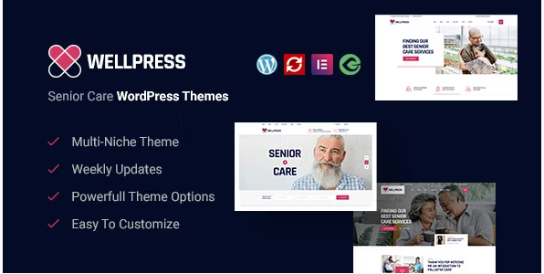 Product Image - WellPress – Senior Care WordPress Theme
