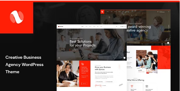 Sominx - Creative Business Agency WordPress Theme