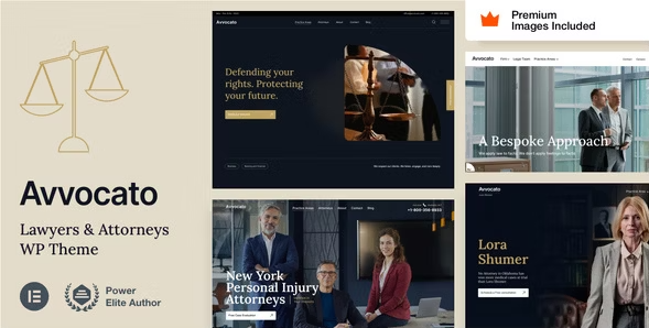 Avvocato - Lawyer & Attorney WordPress Theme