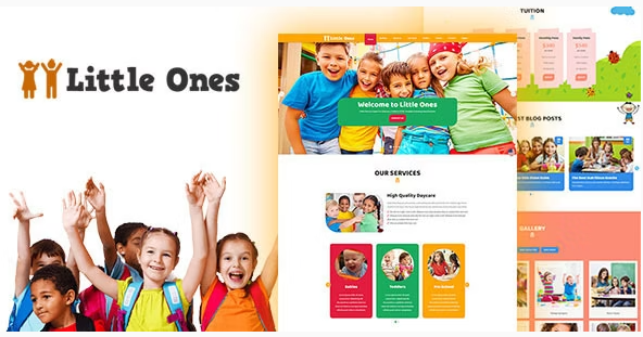 Product Image - Little Ones – One Page Children/Daycare WordPress Theme