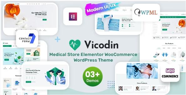 Product Image - Vicodin – Medical Store WordPress Theme