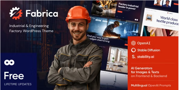 Product Image - Fabrica – Industrial & Engineering Factory Theme