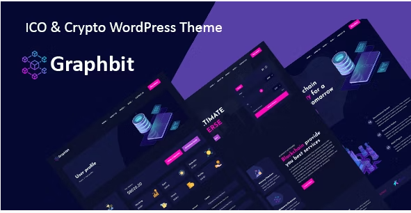 Graphbit - ICO & Crypto Bootstrap WordPress Theme