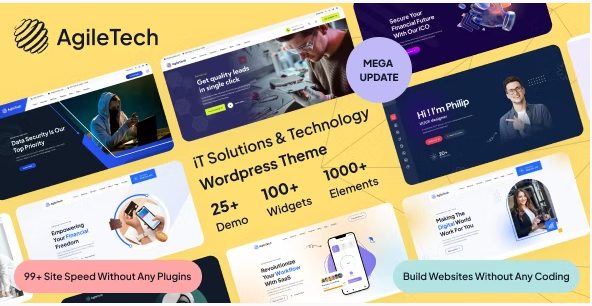Product Image - IT Solutions & Technology Multi-Purpose Elementor WordPress Theme – Agiletech