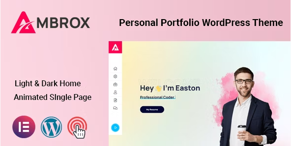 Ambrox - Personal Portfolio Resume Theme 1.0.2