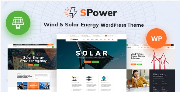 SPower - Wind & Solar Energy WordPress Theme
