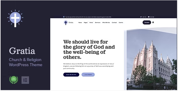 Product Image - Gratia – Church & Religion WordPress Theme