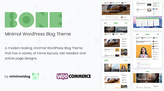 Bone - Minimal & Clean WordPress Blog Theme