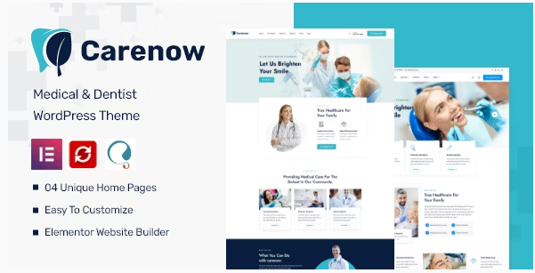 Carenow – Medical & Dentist WordPress Theme