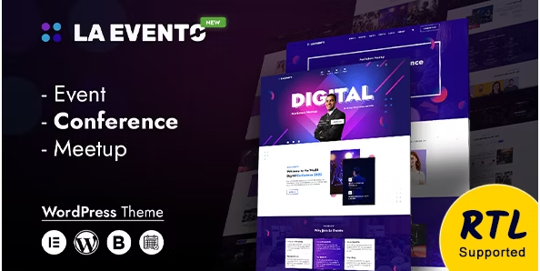 La Evento - An Organized Event WordPress Theme