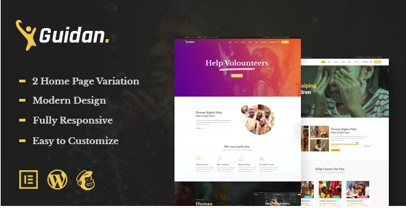 Guidan - NonProfit Charity WordPress Theme 1.0