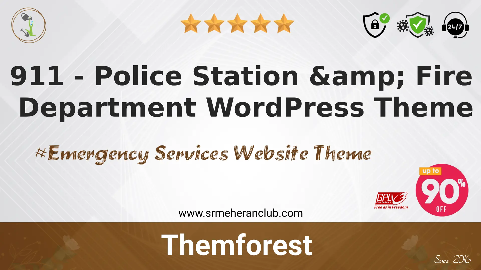 911 – Police Station & Fire Department WordPress Theme — Theme by Themeforest
