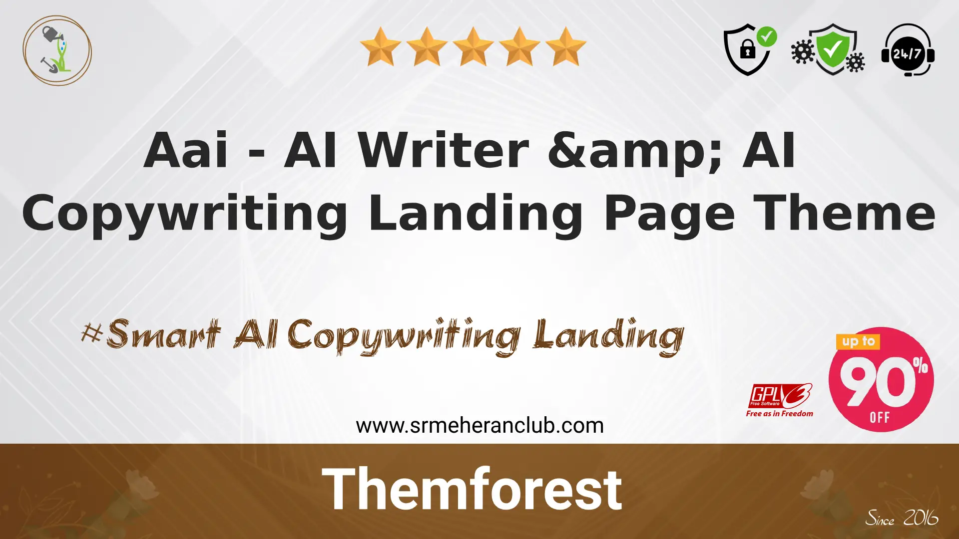 Aai – AI Writer & AI Copywriting Landing Page Theme — Theme by Themeforest