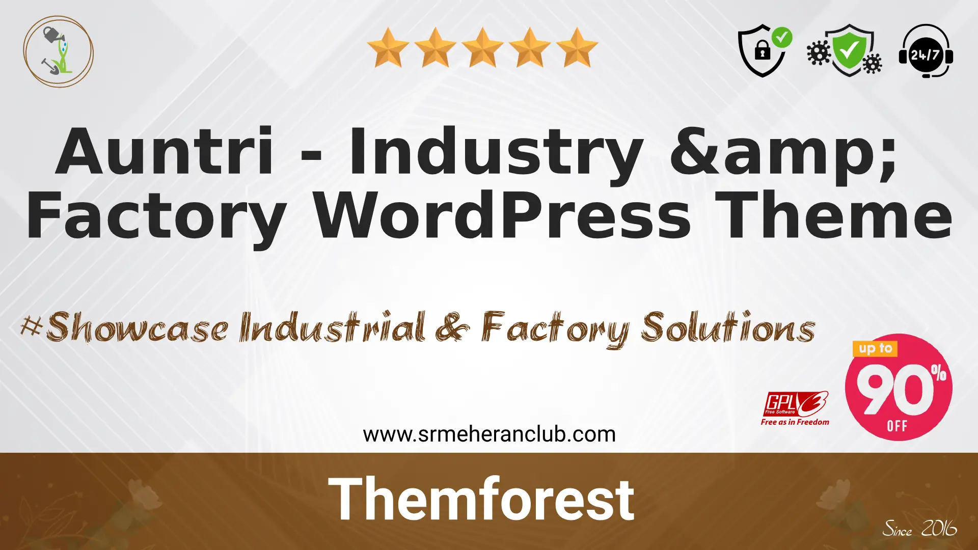 Auntri – Industry & Factory WordPress Theme — Theme by Themeforest