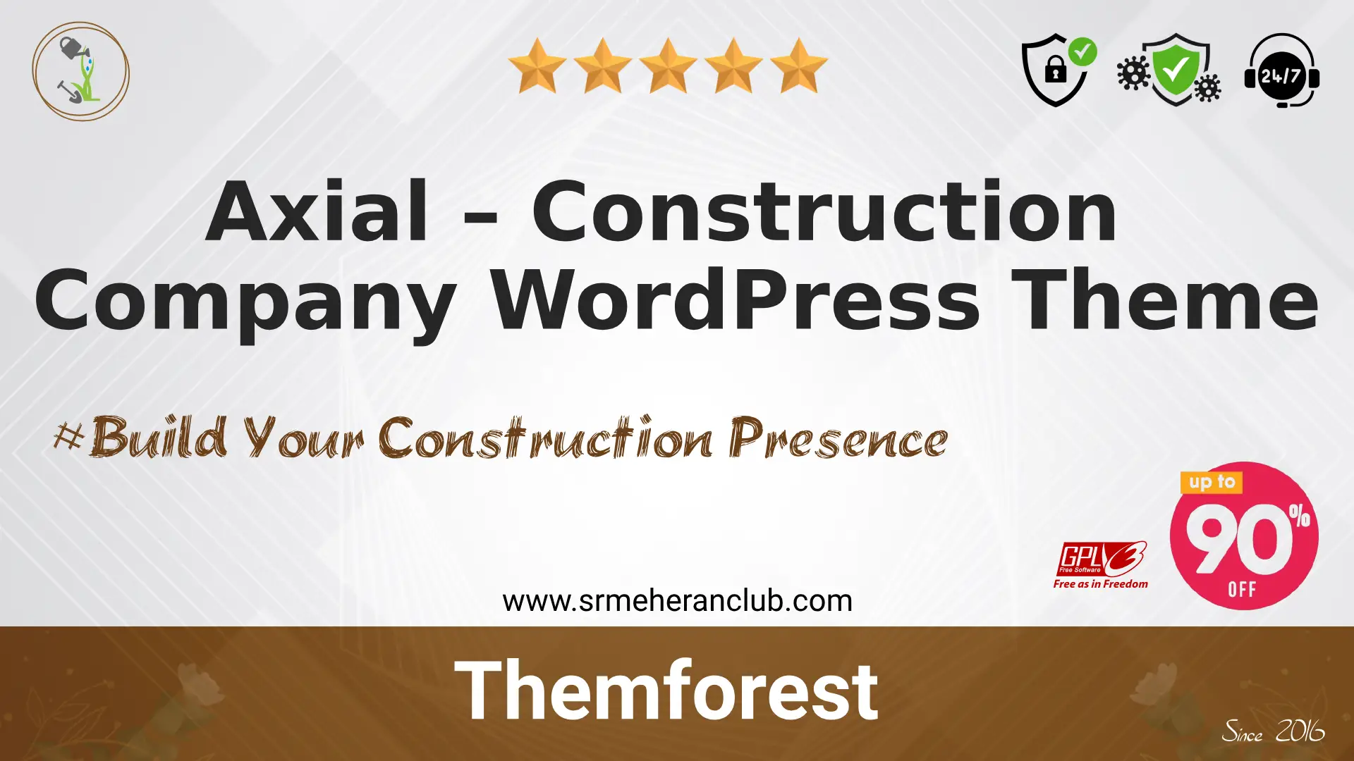 Axial – Construction Company WordPress Theme