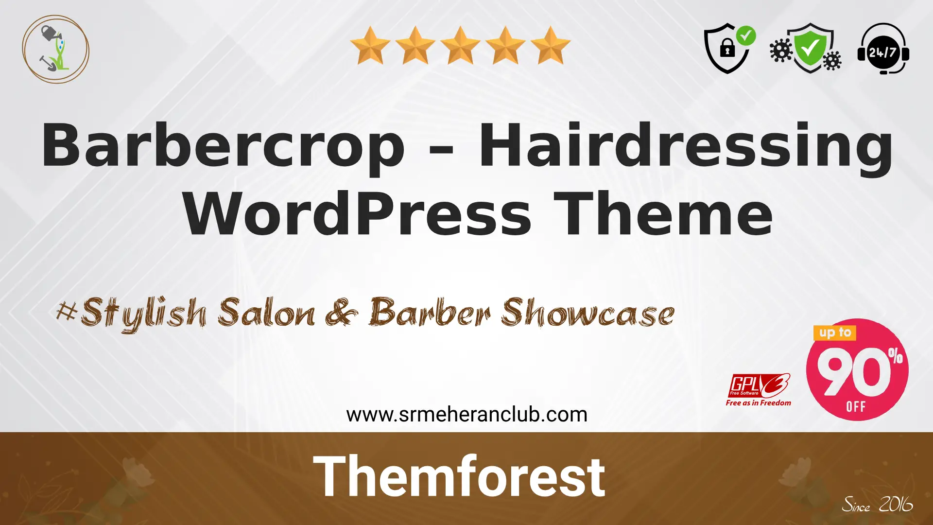Barbercrop – Hairdressing WordPress Theme — Theme by Themeforest