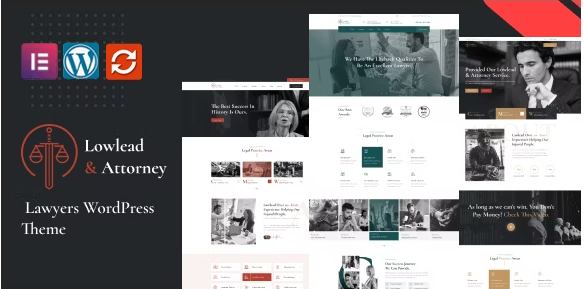 Lowlead - Attorney & Lawyers WordPress Theme